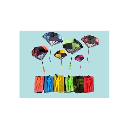 Muñeco Con Paracaídas Juego Al Aire Libre En Colores