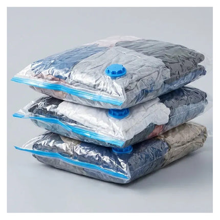 Pack 3 Bolsas De Vacío Para Guardar Ropa Reducir + Succionad