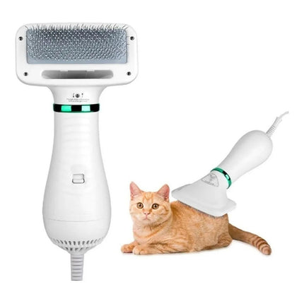 Secador De Pelo Y Cepillo Para Mascotas Gatos Perros 300w