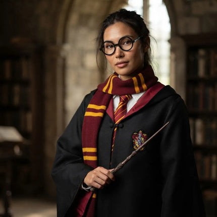 Disfraz Completo De Harry Potter Para Adulto Con Accesorios Negro L