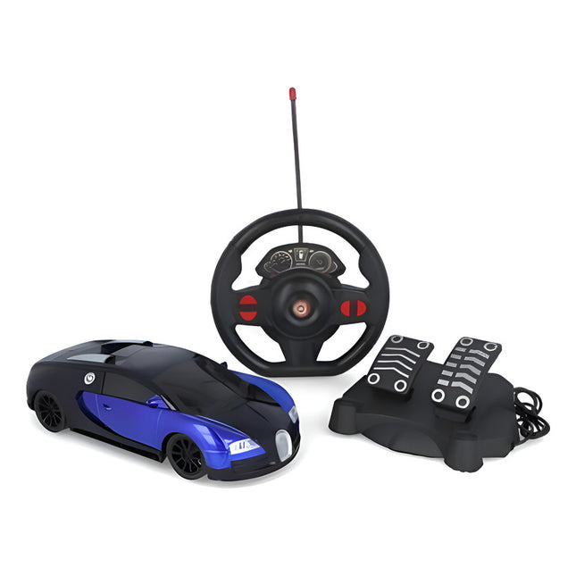Auto De Carrera Con Control Remoto Y Pedalera 25 Cm X