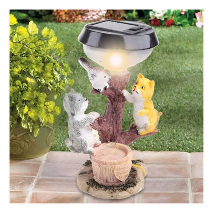 Foco Solar Led Adorno Exterior 3 Diseños Animales