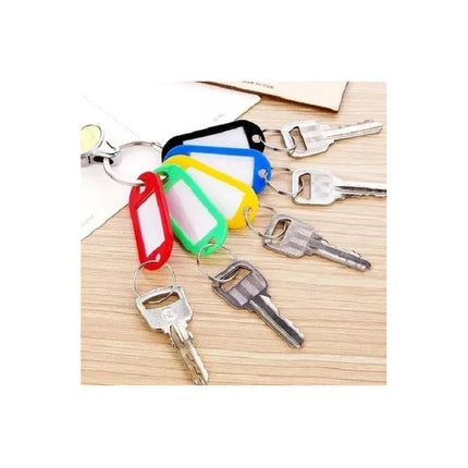 Llavero Identificador Con Etiqueta Pack X30 Unidades