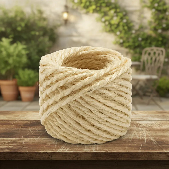 Cuerda De Fibra Natural 50 Metros  Ctl00318 Beige