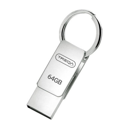 Pendrive Treqa Tipo C 3.0 64 Gb  Plateado