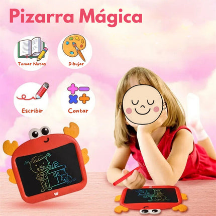 Pizarra Magica Para Dibujar 8.5 Luz Led Cangrejo 9 Varios