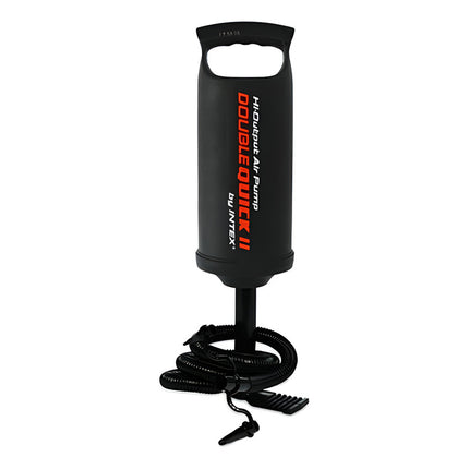 Inflador Manual Double Quick 2 36 Cm Mediano Negro