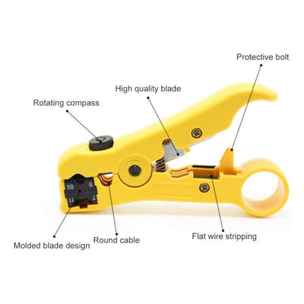 Alicate Pela Cable Acero 3 En 1 Crimpadora Herramienta Pinza