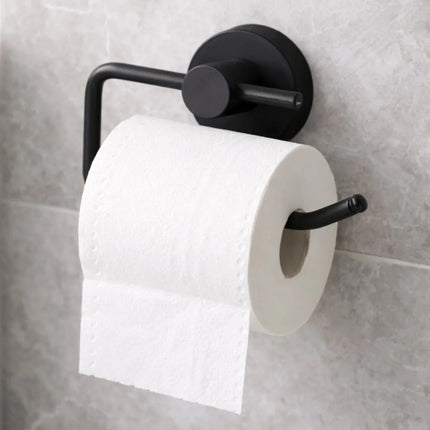 Portarrollo De Papel Higienico Para Baño Cba01005/4 Negro