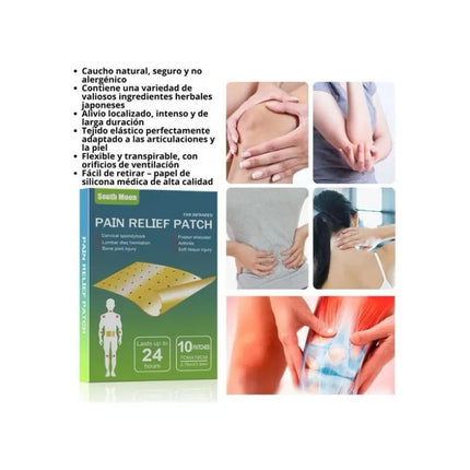 Parche Grande Para Aliviar El Dolor Articular X10 Beige
