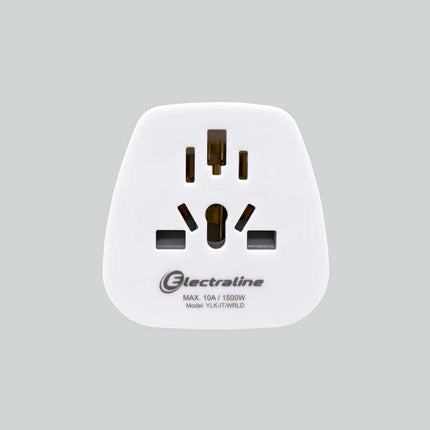 Adaptador Universal -modular 3 En Linea 3 Patas Multiformato