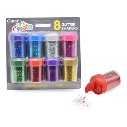 Set De Brillantina De Colores X8 Unidades X