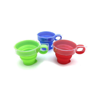 Taza Telescopica Con Asa Taza De Silicona Ideal  Camping   Varios