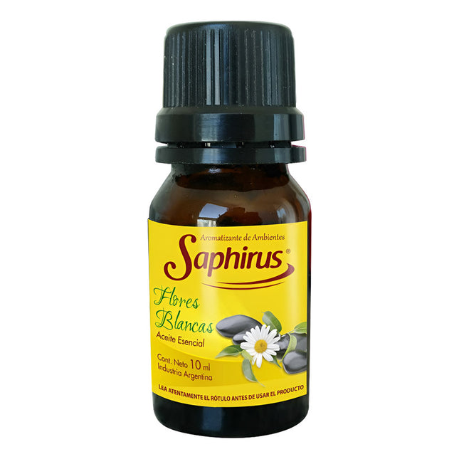 Aceite Esencial Para Hornillos Saphirus Flores Blancas