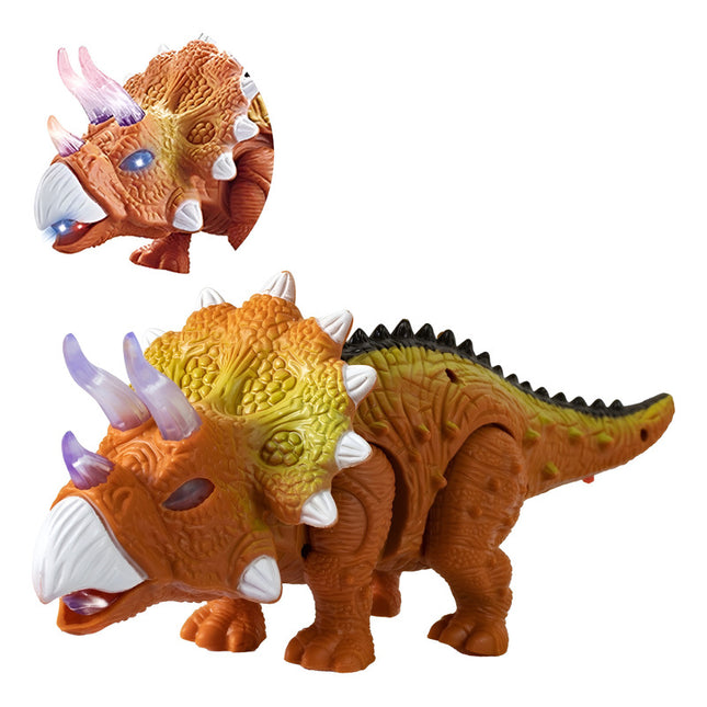 Dinosaurio Triceratops Con Movimientos Y Luces V