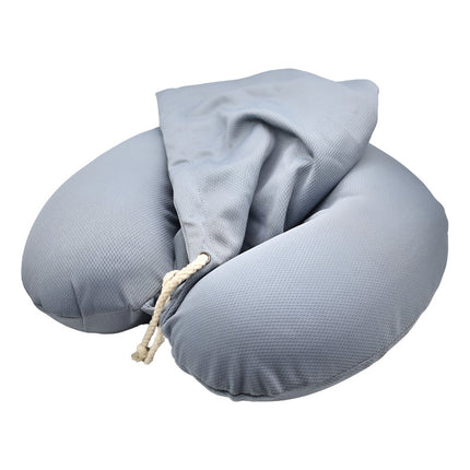 Almohada De Viaje Con Espuma Viscoelástica Con Capucha V