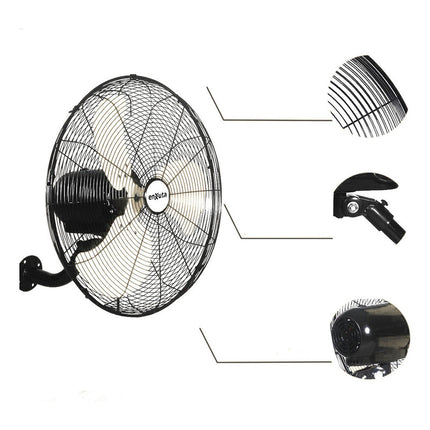 Ventilador Enxuta Industrial De Pared 50 Cm Muy Potente Dimm