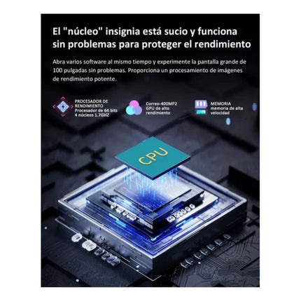 Proyector Led Wifi Y Bt Con Control Remoto X