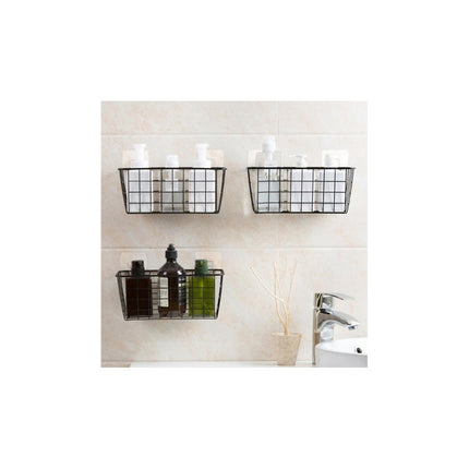 Canasto Organizador Adhesivo Metal Cocina Baño  N/a