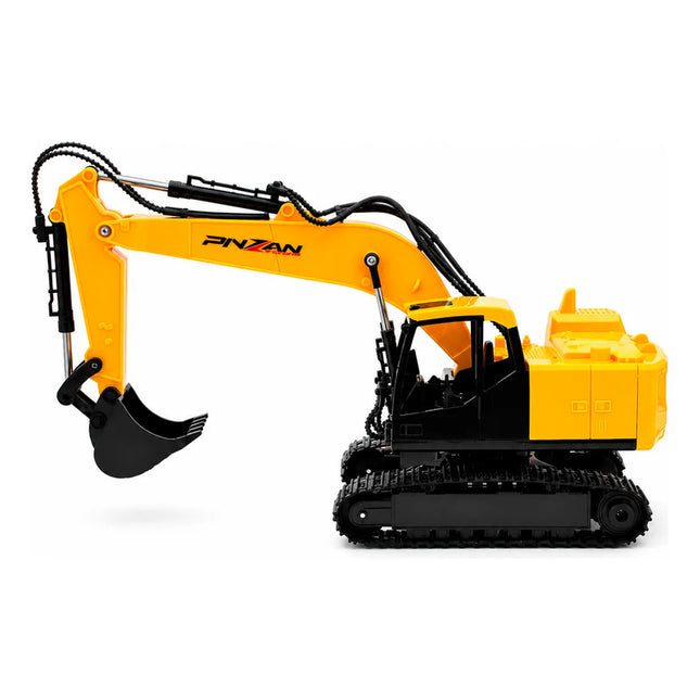 Excavadora A Control Con Luz Y Movimientos Amarillo