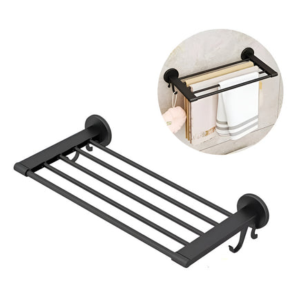 Soporte Toallero Blanco 48x24cm Incluye Pegamento