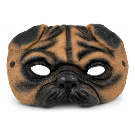 Máscara De Perro Realista 23x17cm Cpt01255 Marrón