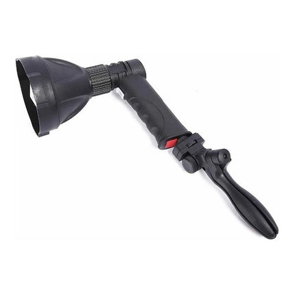 Foco  Faro Led 15w Recargable Tipo Mulita Caza Pesca Blanco Negro