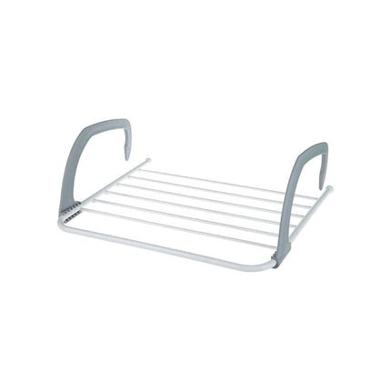 Tendedero Plegable  Para Balcón O Ventana 50 X 28 Cm Chico Blanco