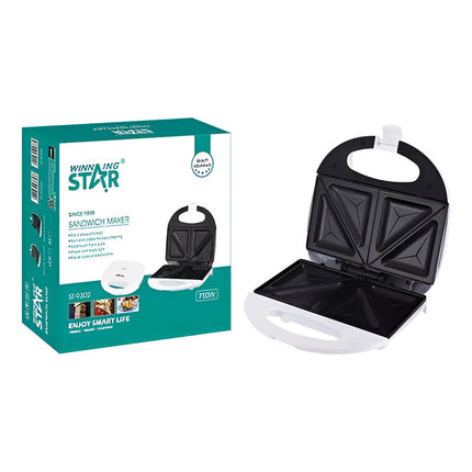Sandwichera Maquina De Sandwich Winning Star Color Blanco