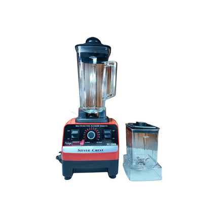 Licuadora Electrica Doble Vaso Silver Crest Negro