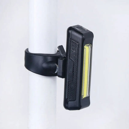 Pack Luces Para Bicicleta Delantera Con Bocina + Trasera Usb