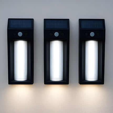 Luz Solar Larga 18w Sensor Mod:hw668-1 Negro