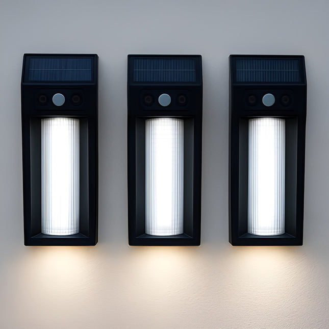 Luz Solar Larga 18w Sensor Mod:hw668-1 Negro