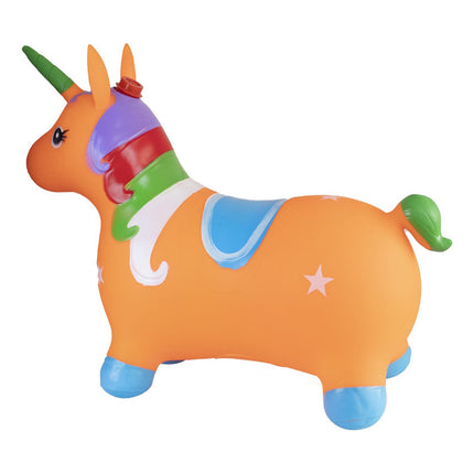 Burrito Unicornio Saltarin Inflable Naranja Naranja