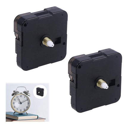 Maquina Reloj Pared Repuesto  12mm  A Pila  Negro Negro