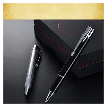 Lapicera Encendedor Soplete Llama  Recargable Elegante Negro T