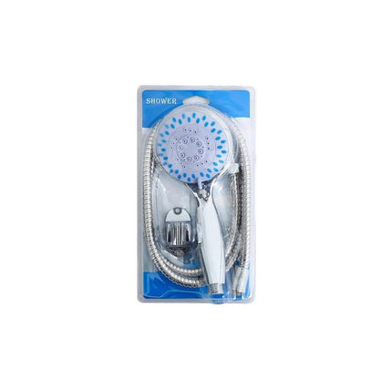 Ducha Teléfono Grande Manguera Soporte Para Monocomando  Gris Cromado