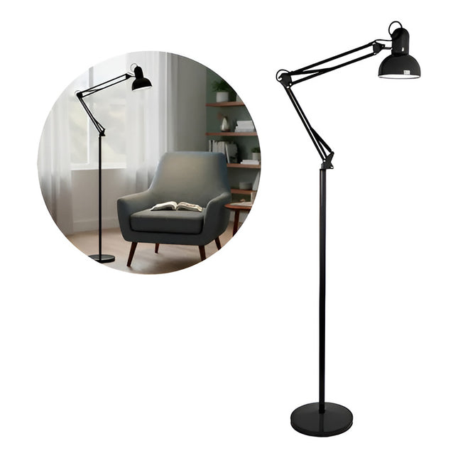 Lampara De Pie Articulada Lampara Brazo Articulado 1.85 Mt V