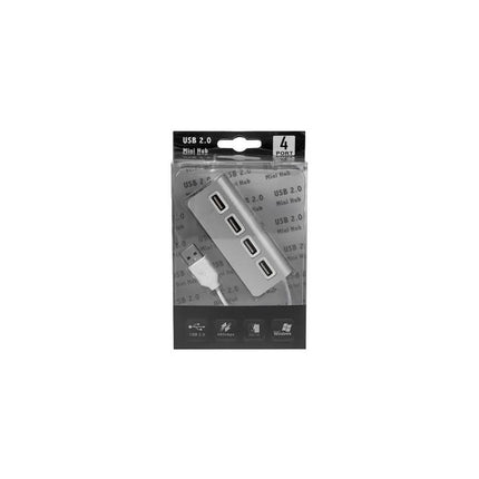 Hub Usb 3.0 De Aluminio 4 Puertos Con Cable Blindado Premium