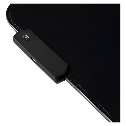 Mousepad Gamer Pc Con Luz Led Rgb Usb S4000 Negro Fnatic