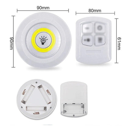 Luz Led Con Control Remoto 1 Y 1 Control Blanco Blanco