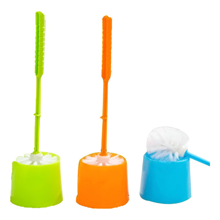 Cepillo Escobilla Para Inodoro Water Baño  Multicolor