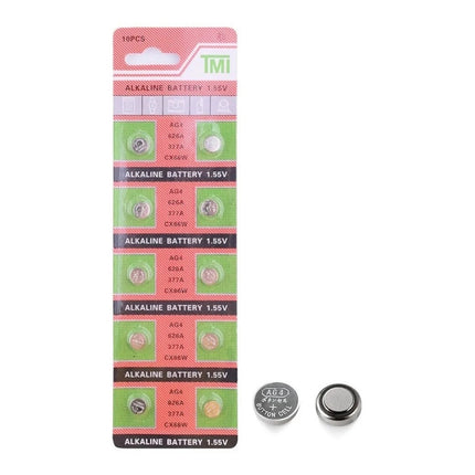 Pila Bateria Ag 4 Pack X10 Pilas