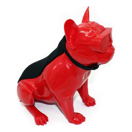 Parlante Bluetooth Bulldog Frances - Mt01103 Mertel Rojo