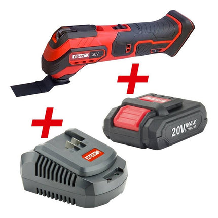 Sierra Multifunción Oscilante + Cargador 20 V + Bateria 2.0