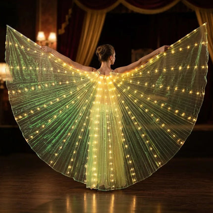 Alas Led Luminosas 145 Cm Para Fiestas Y Disfraces Calida