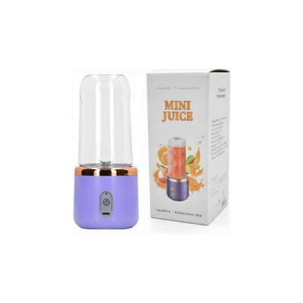Mini Licuadora Portátil Con Vaso 310ml. Lila V