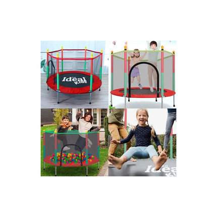 Cama Elástica Trampolín 183 Cobertor + Red Lo Ideal Kids V V