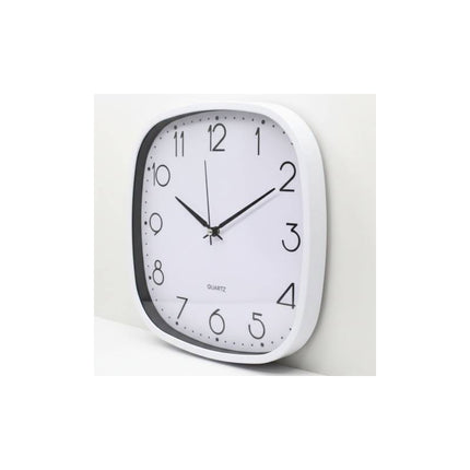Reloj De Pared  25x25x2cm  Cwq00065/6 Blanco