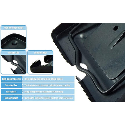 Trampa  Ratas O Raton Grande Metalica